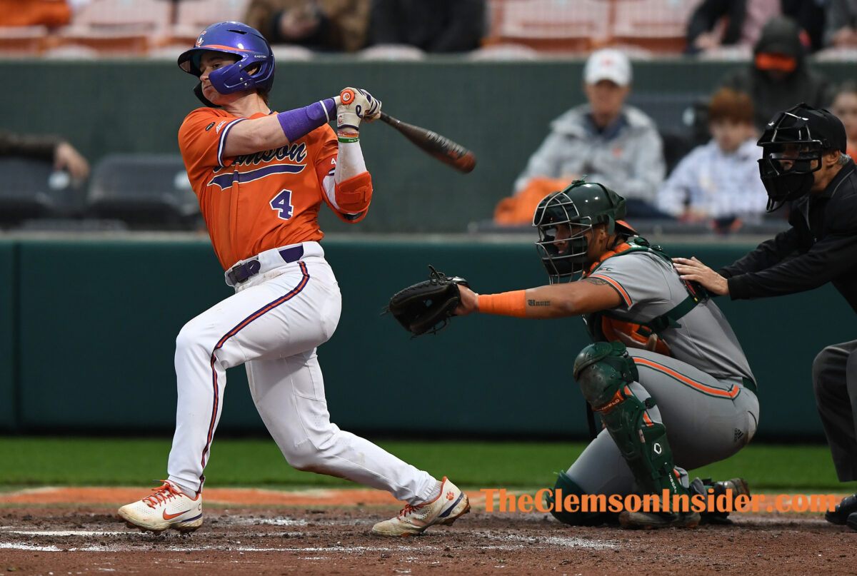 Bats come alive as Clemson crushes Miami to end skid