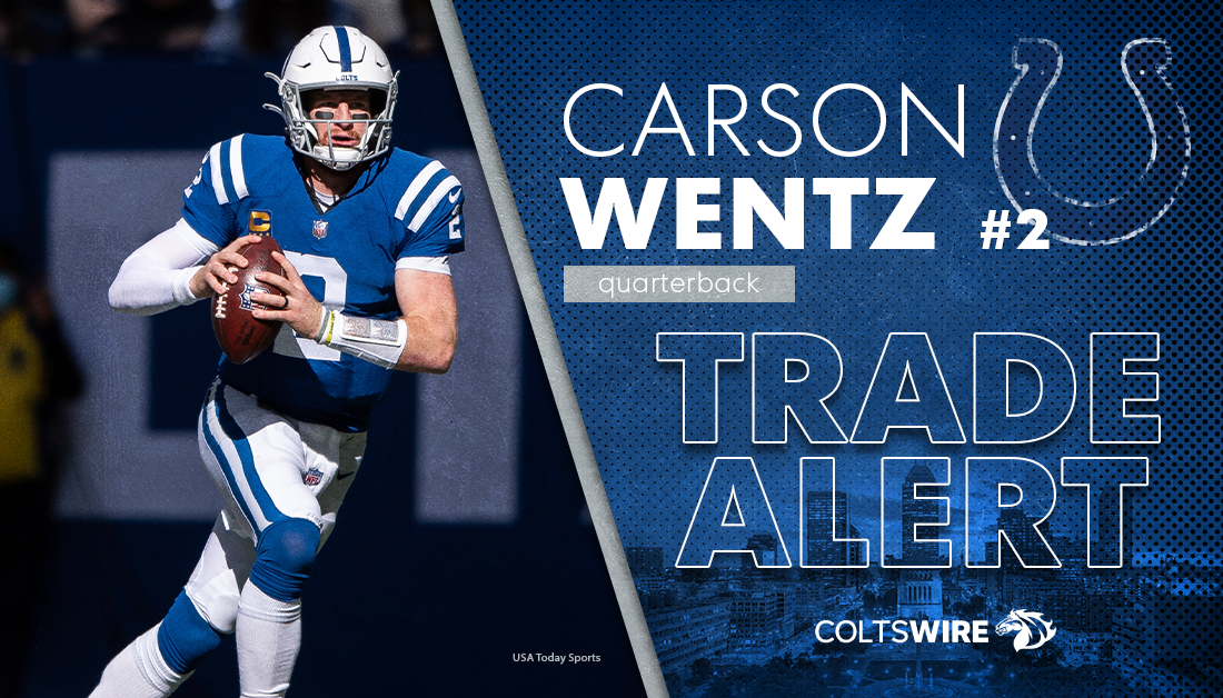 Colts agree to trade QB Carson Wentz to Commanders