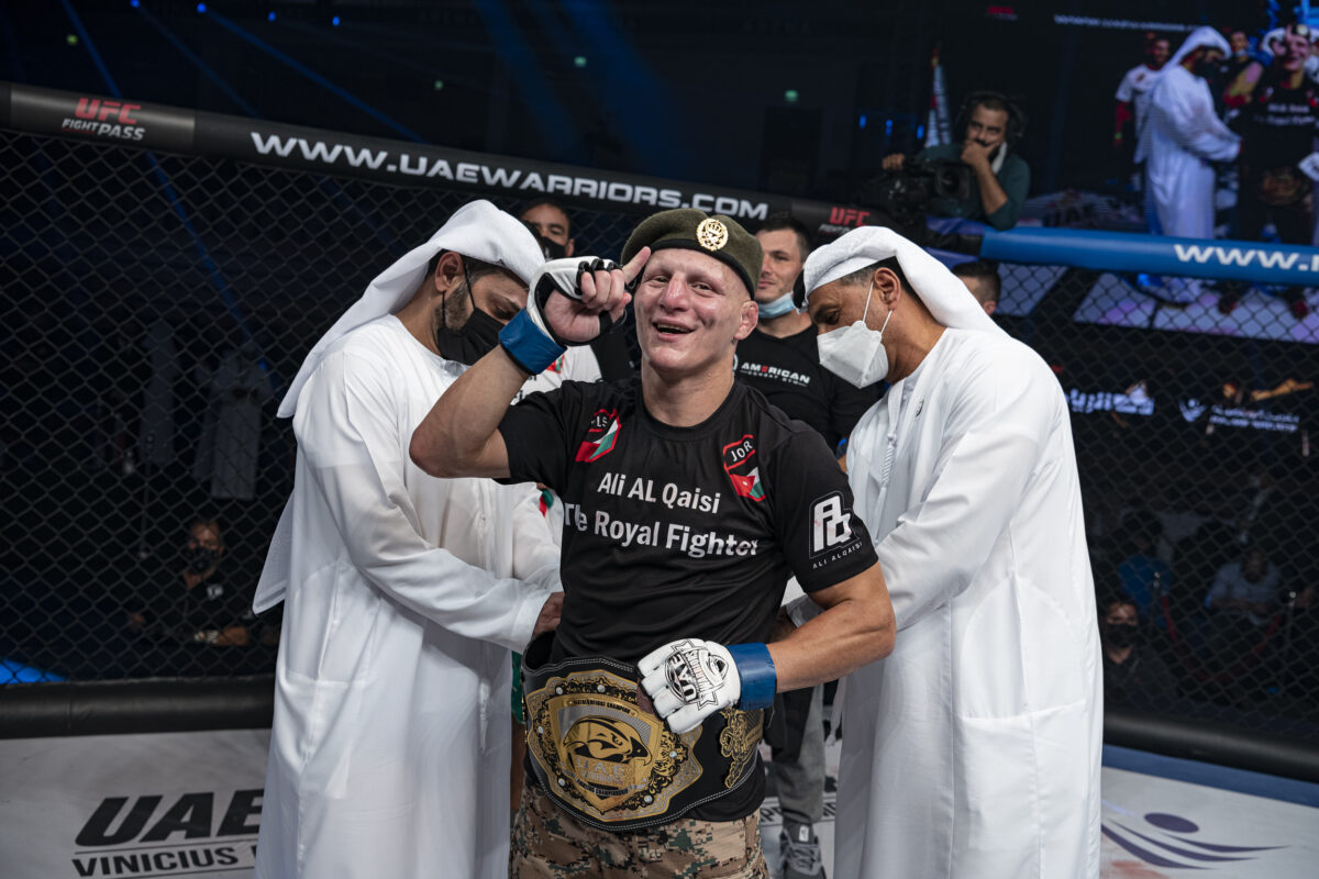 Ali Alqaisi meets Ahmed Faress for inaugural UAE Warriors Arabia featherweight title