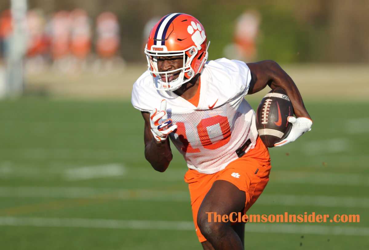 Strength in numbers: Clemson will have a ‘lot of guys available’ at receiver this spring