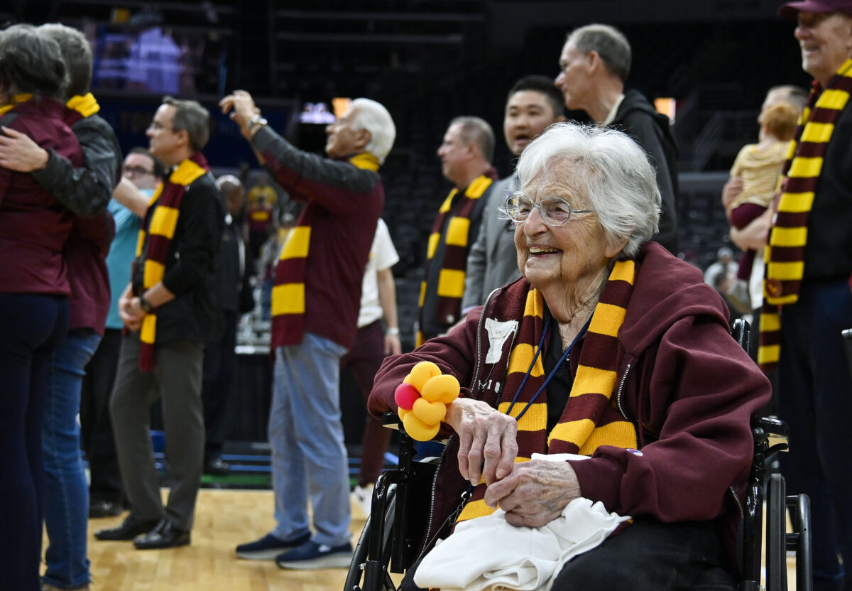 Sister Jean is back at March Madness rooting for Loyola again and everyone was so excited to see her