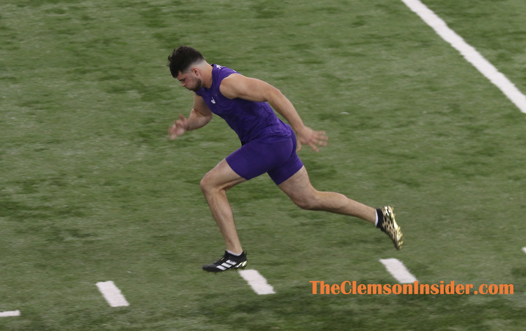 Watch: Turner’s impressive 40-yard dash at Clemson’s Pro Day