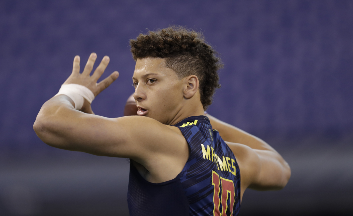 NFL combine stats for Mahomes, Manziel, Tebow, other notable QBs