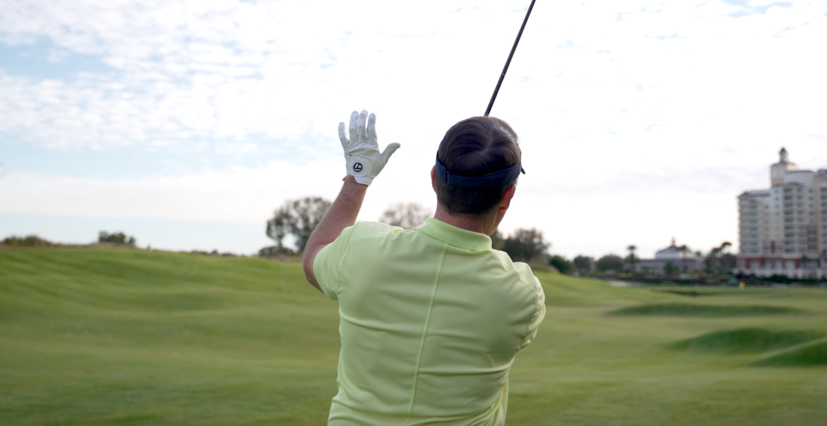 Golf instruction with Steve Scott: Controlling the clubface with the palm of your hand