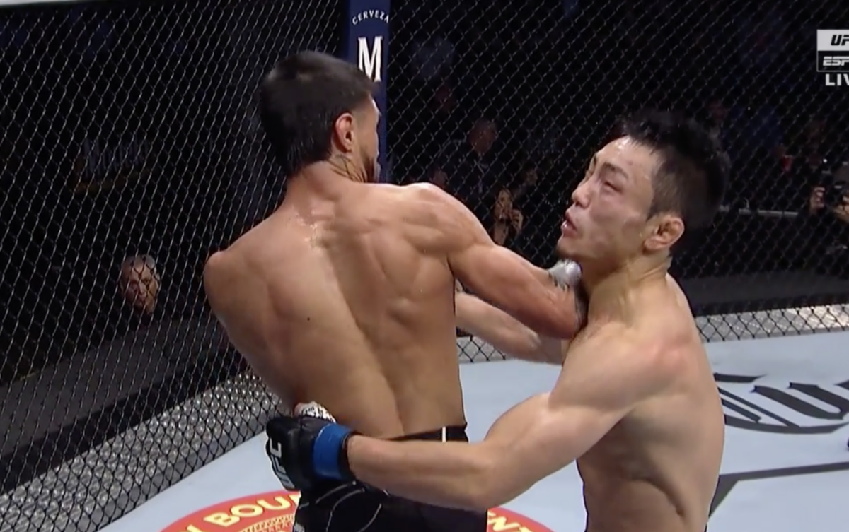 UFC on ESPN 33 video: Chris Gutierrez nails Danaa Batgerel with ridiculous spinning backfist knockout