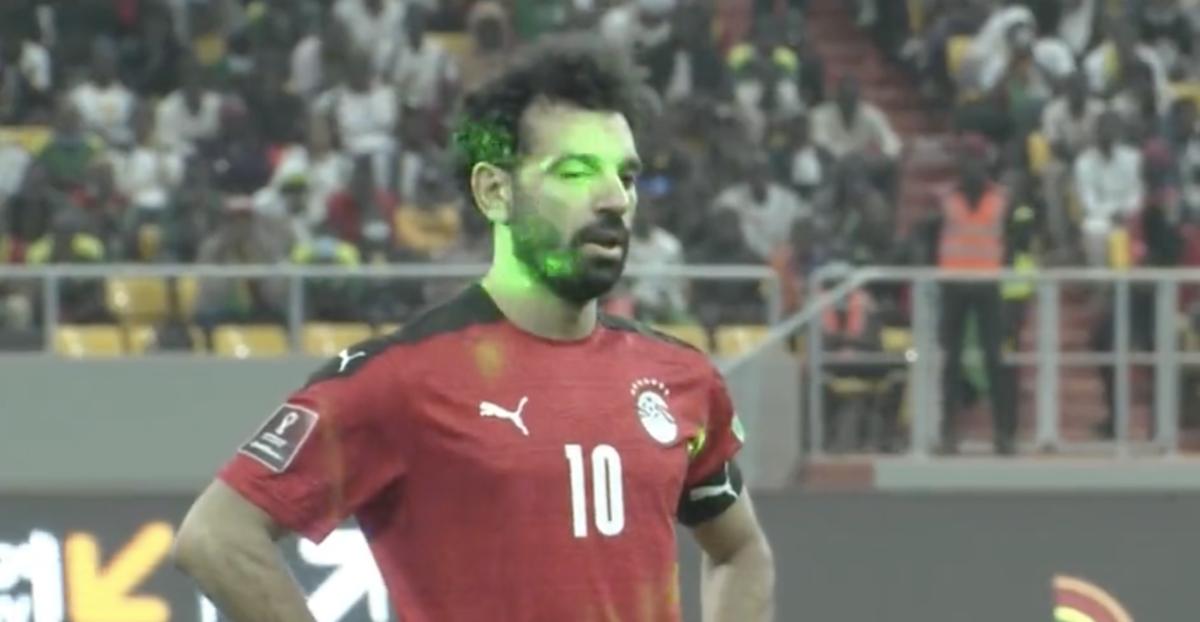 Mo Salah had so many lasers pointed at his face before missing crucial Egypt penalty