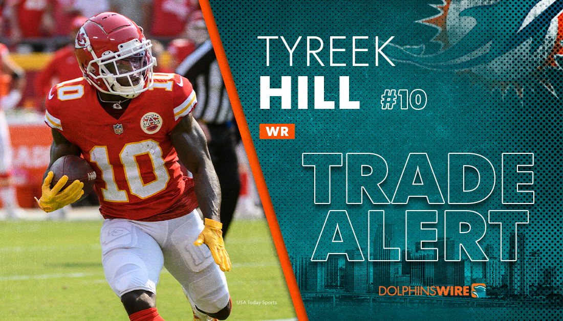 Dolphins to acquire Chiefs WR Tyreek Hill for five draft picks