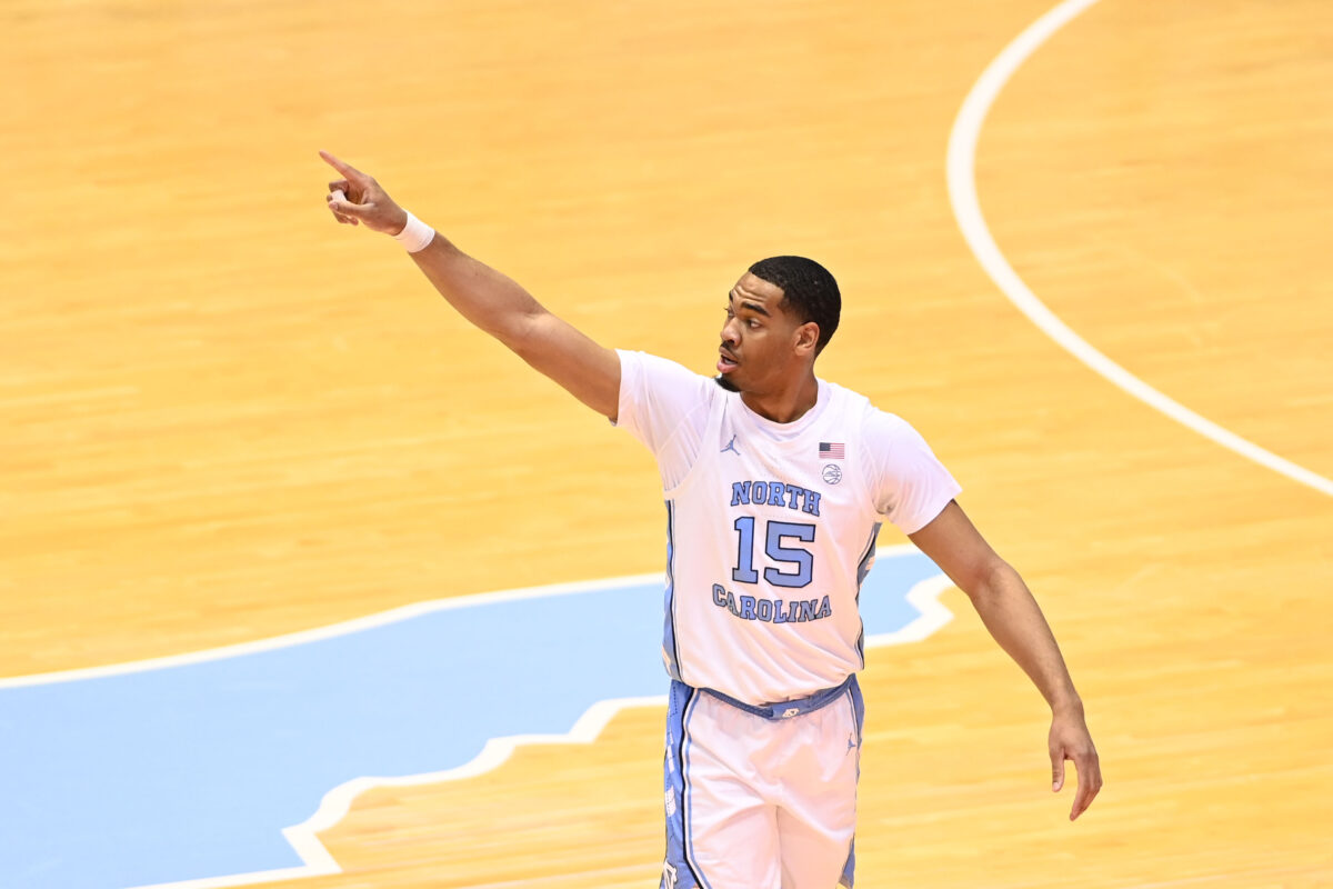 Former Tar Heel standout Garrison Brooks in attendance for round of 32 game