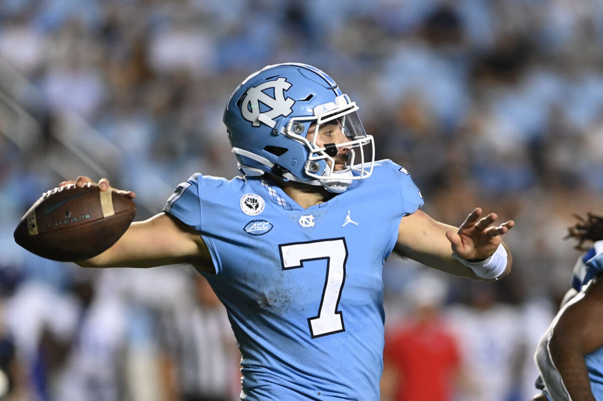 A few teams send QB coaches to see Sam Howell at UNC pro day