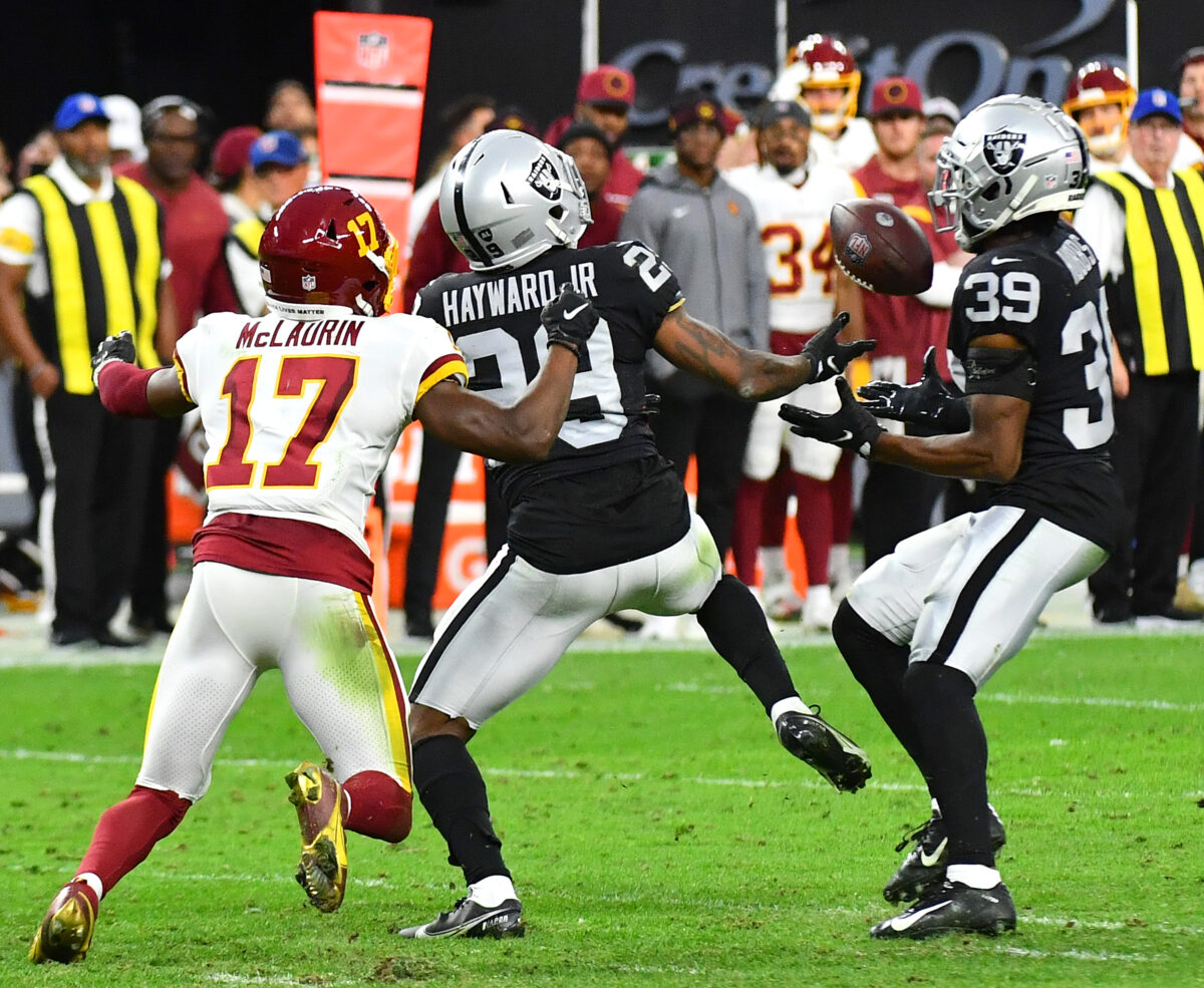What condition Raiders cornerback position is in heading into free agency 2022
