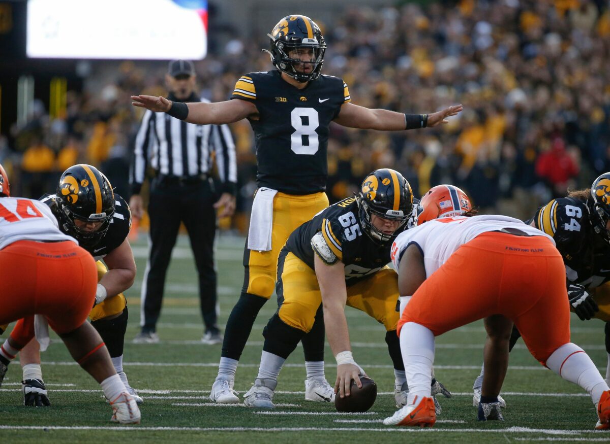 ‘I think everybody’s competing right now’: Kirk Ferentz weighs in on Iowa quarterback situation