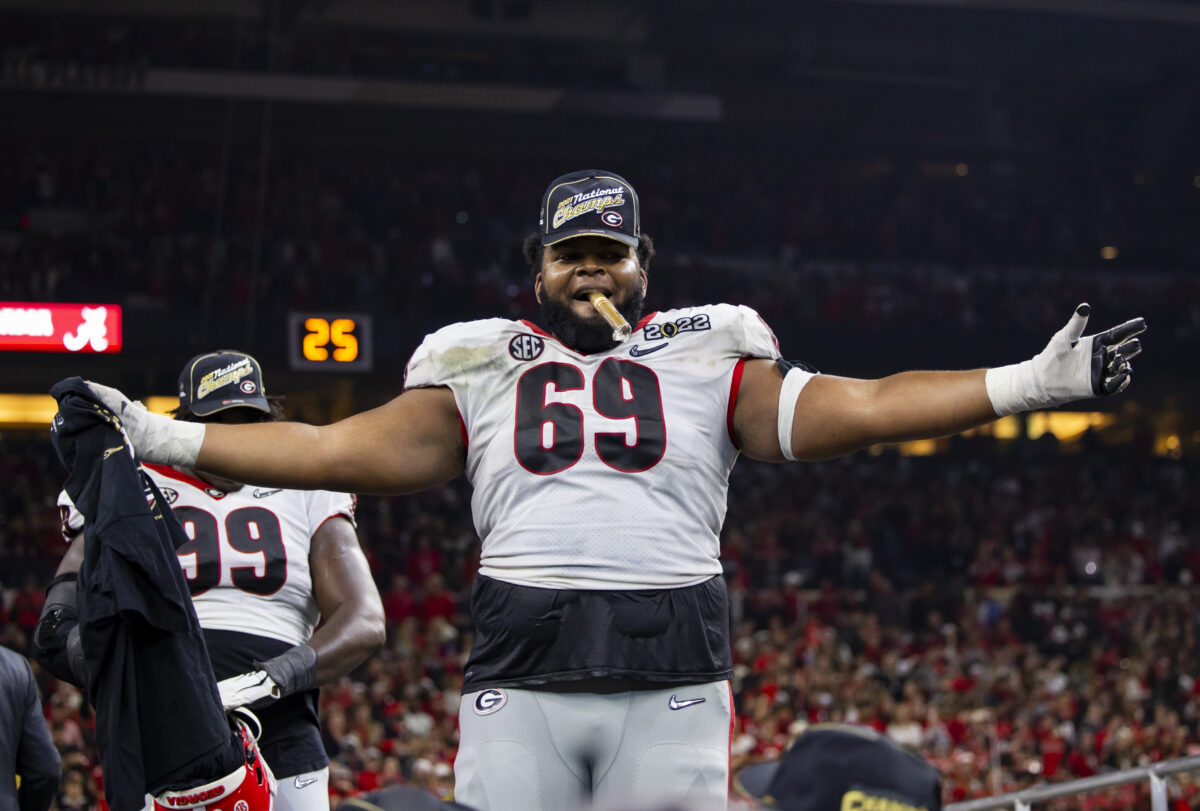 Georgia’s Jamaree Salyer has versatility Cowboys look for on OL