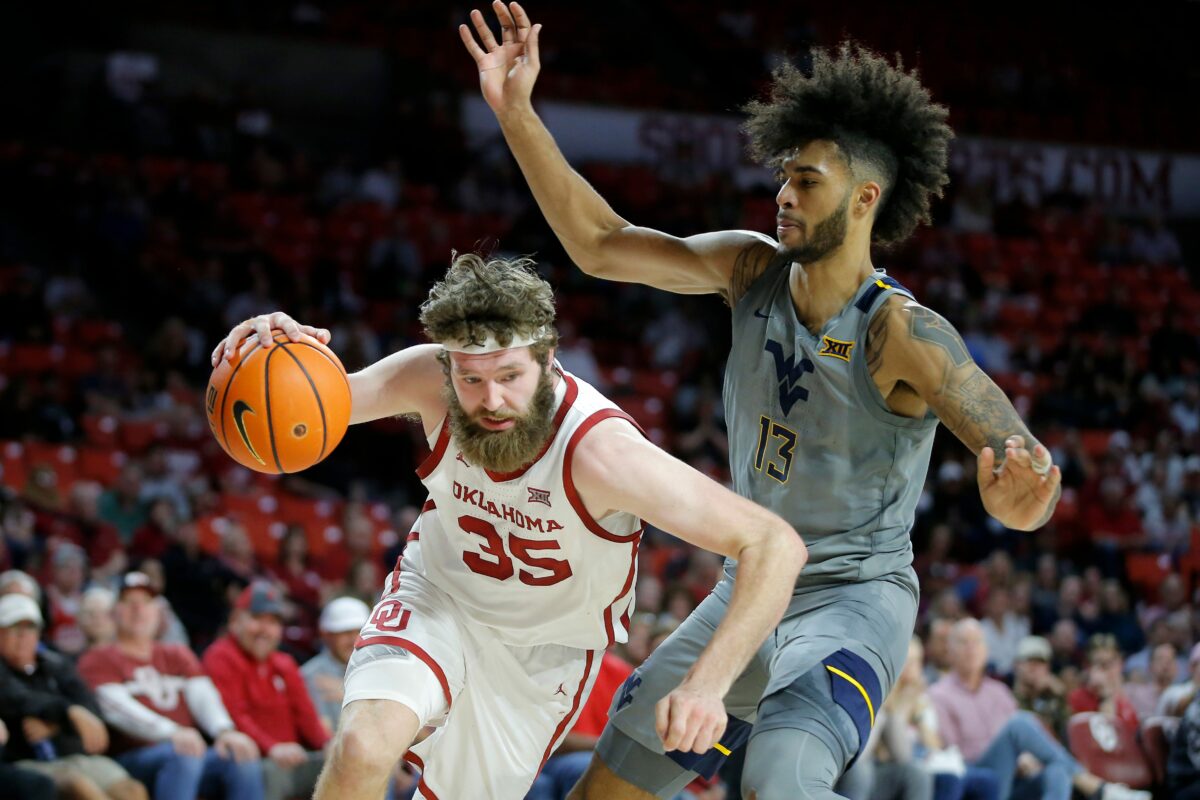 Oklahoma pulls away late for a 72-59 win over West Virginia
