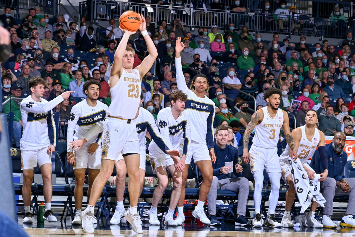 Watch: Notre Dame watches selection show, heads to First Four game