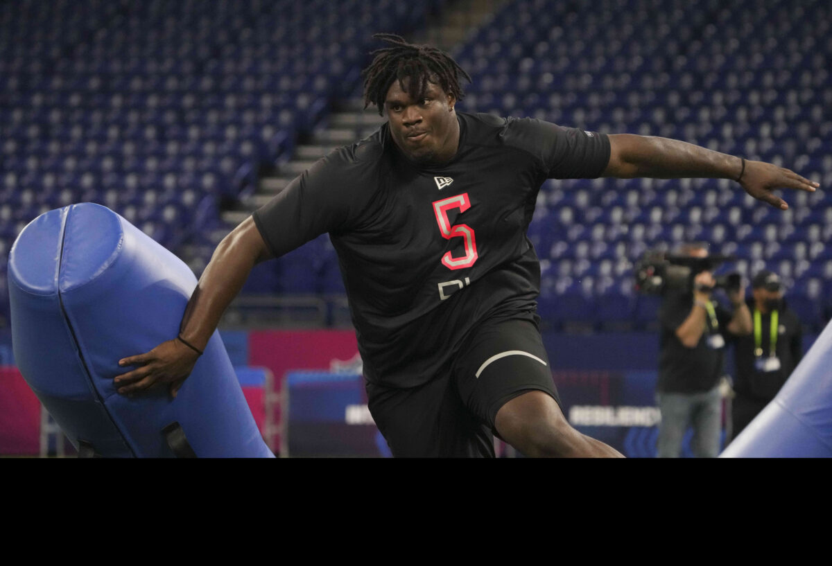 The eight defensive tackles in combine history to outpace Jordan Davis’ 4.78 40-yard dash