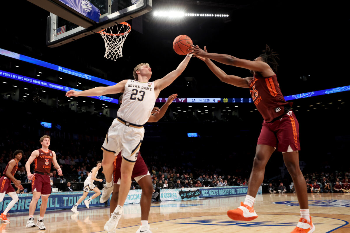 Notre Dame one-and-done in ACC Tournament after loss to Virginia Tech