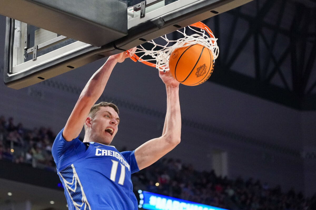 Creighton will be without big man Ryan Kalkbrenner for the rest of the NCAA tournament