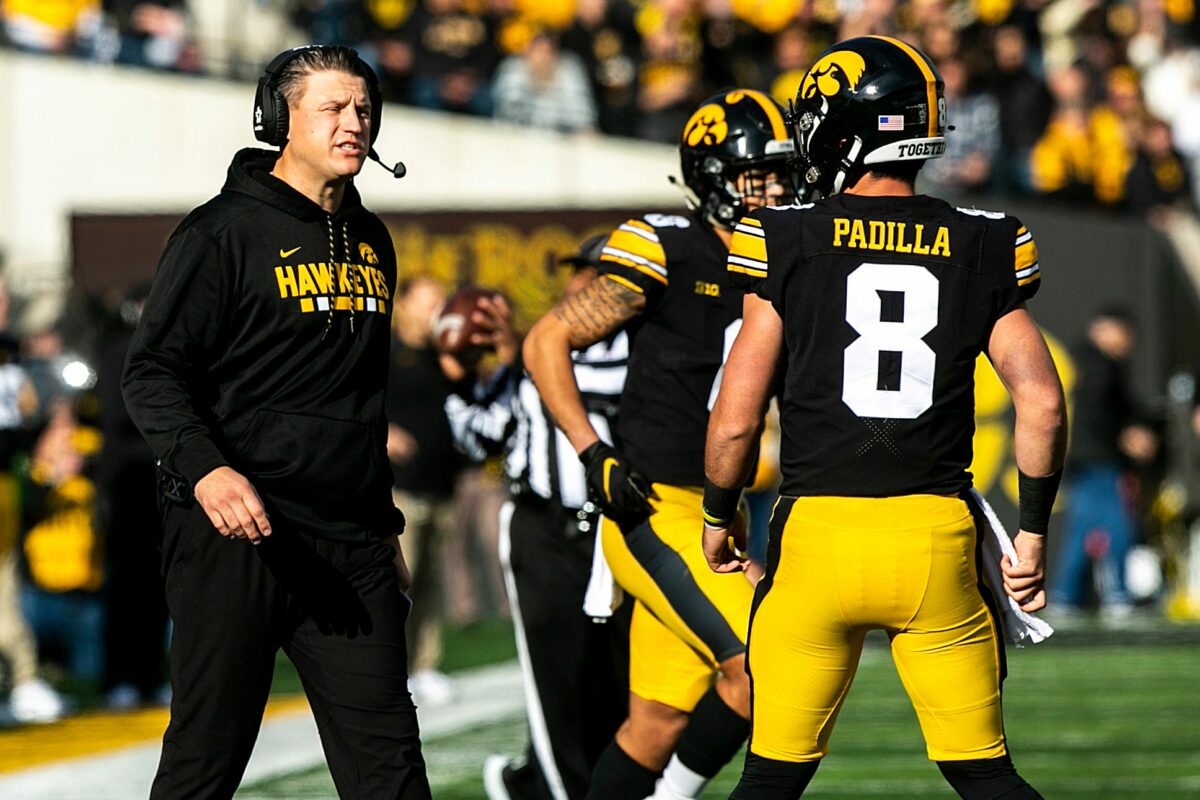 ‘It just made perfect sense’: Kirk Ferentz weighs in on Brian Ferentz taking over quarterback coaching duties