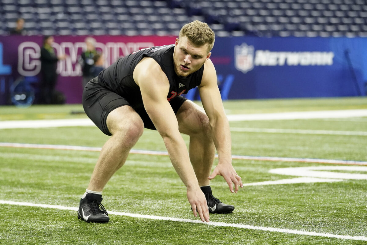 Lions prominent at Michigan’s pro day, meet with Aidan Hutchinson