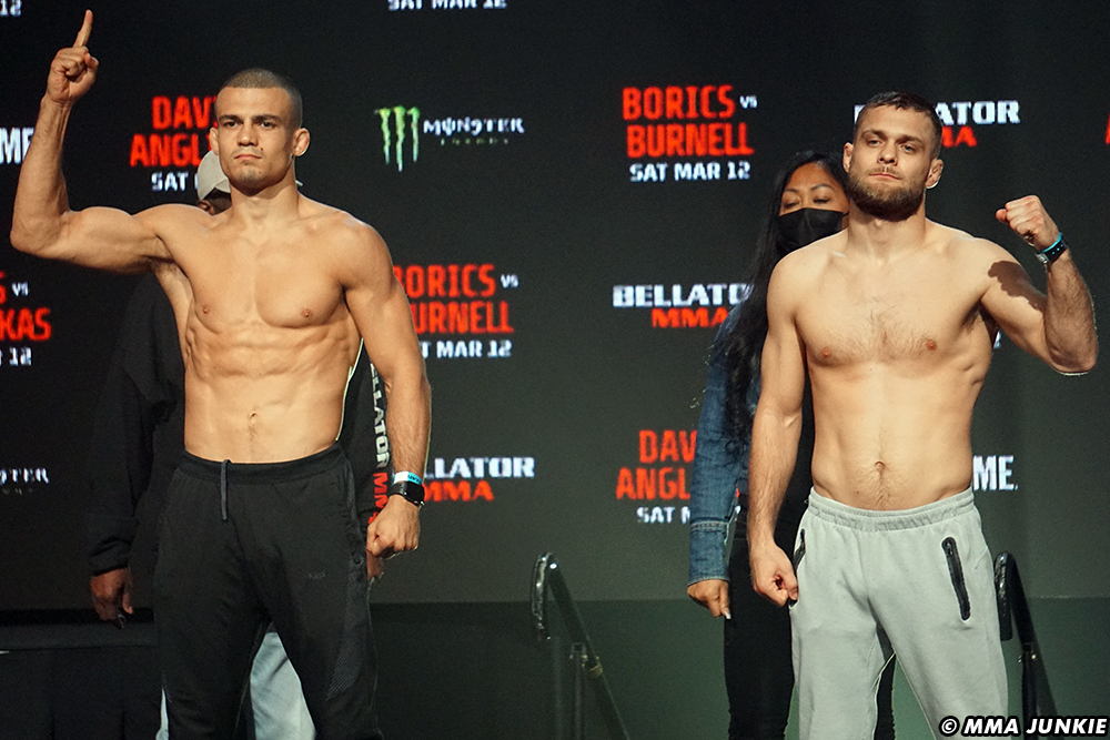 Bellator 276 ceremonial weigh-in faceoffs video highlights and photo gallery