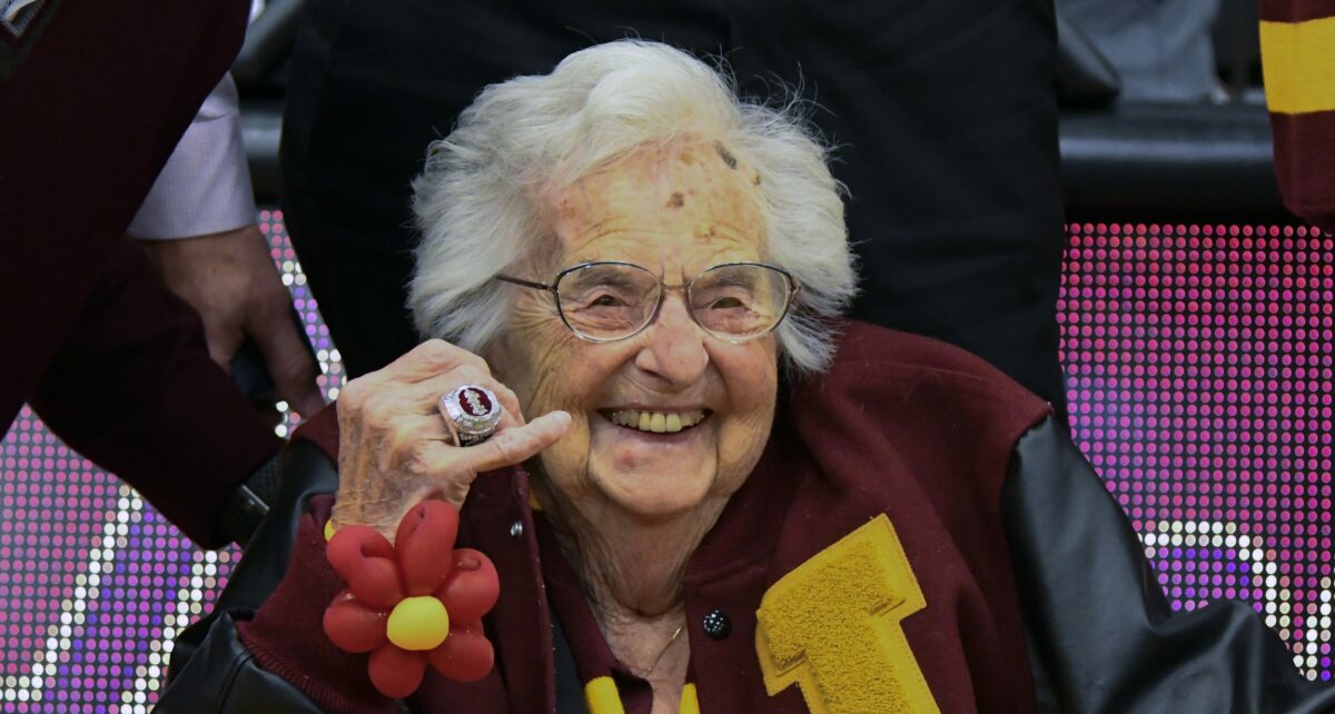 Loyola Chicago coach Drew Valentine was pumped to have Sister Jean back for March Madness
