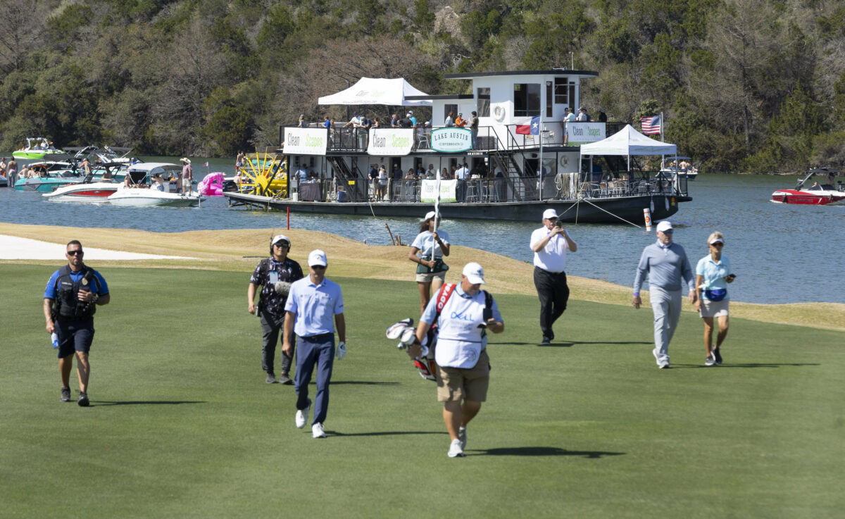 Is a Lake Austin barge the best spot to watch a PGA Tour event? It’s in the conversation