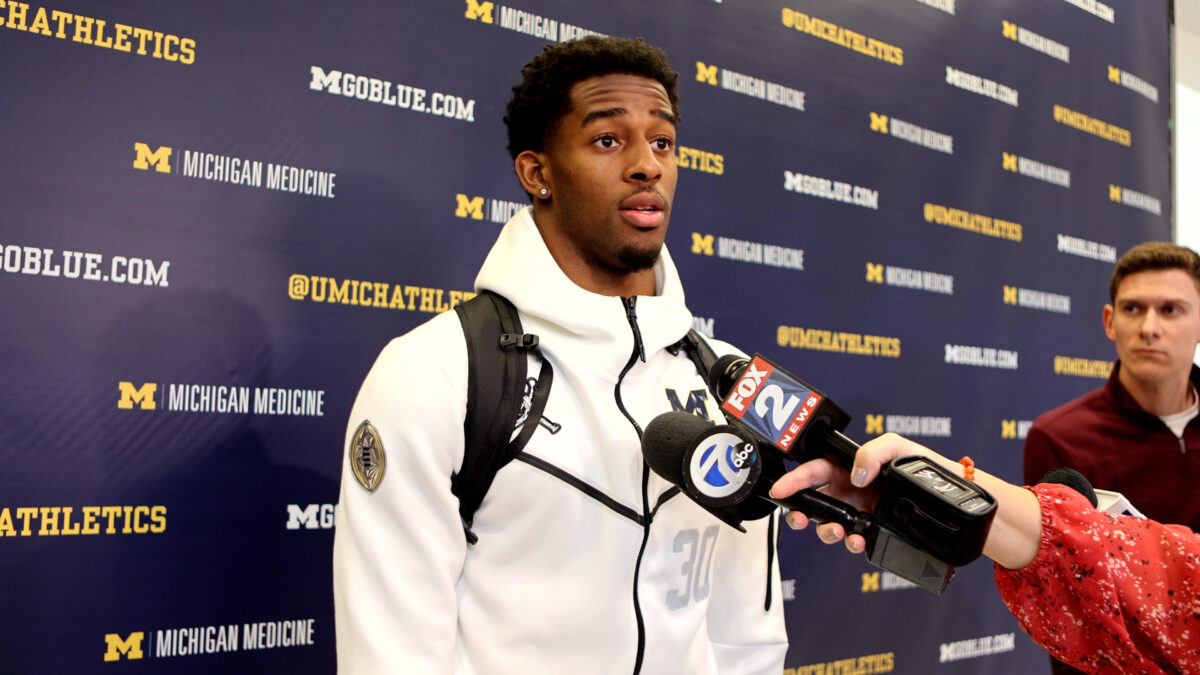 Dax Hill discusses pro day, reflects on Michigan football past