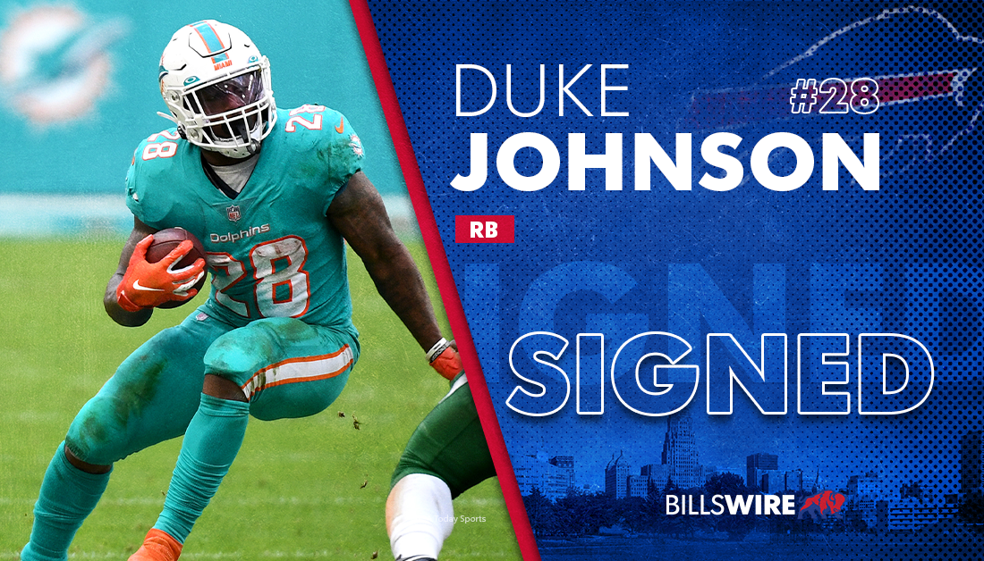 Buffalo Bills sign RB Duke Johnson to one-year deal