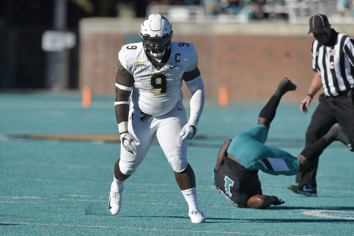 Lions meet with Appalachian State DT Demetrius Taylor