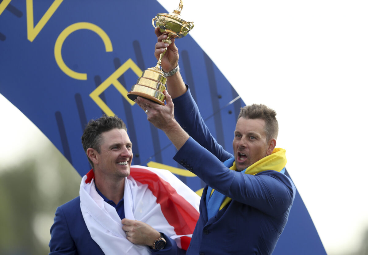 Henrik Stenson named European Ryder Cup captain for 2023 matches in Italy