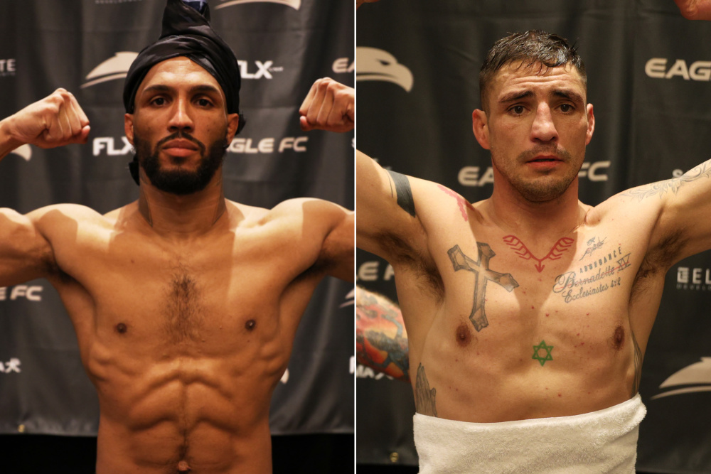 Eagle FC 46 weigh-in results, video: Kevin Lee, Diego Sanchez make 165 pounds for main event