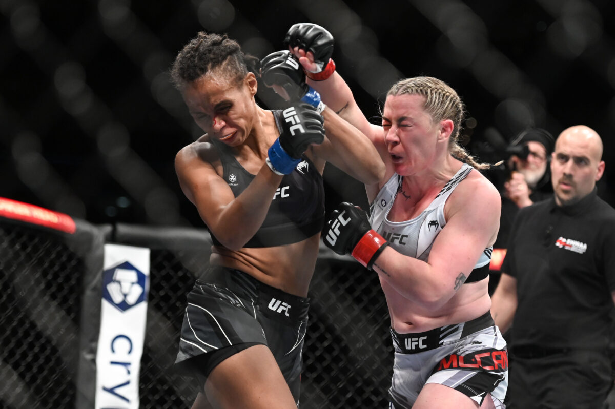 UFC Fight Night 204 post-event facts: Molly McCann’s elbow, other finishes enter record books