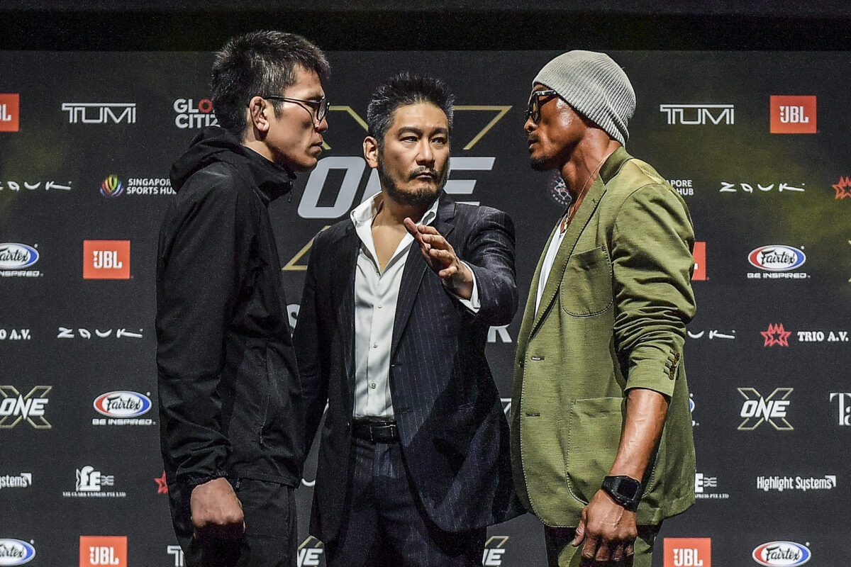 ONE X pre-fight press conference staredowns video and highlight photo gallery