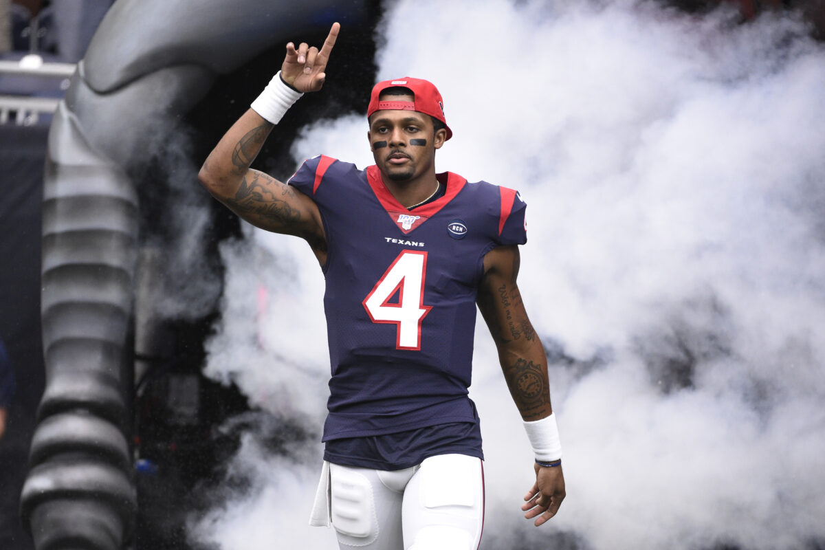 Report: Texans QB Deshaun Watson met with ‘top people’ from the Saints, Panthers