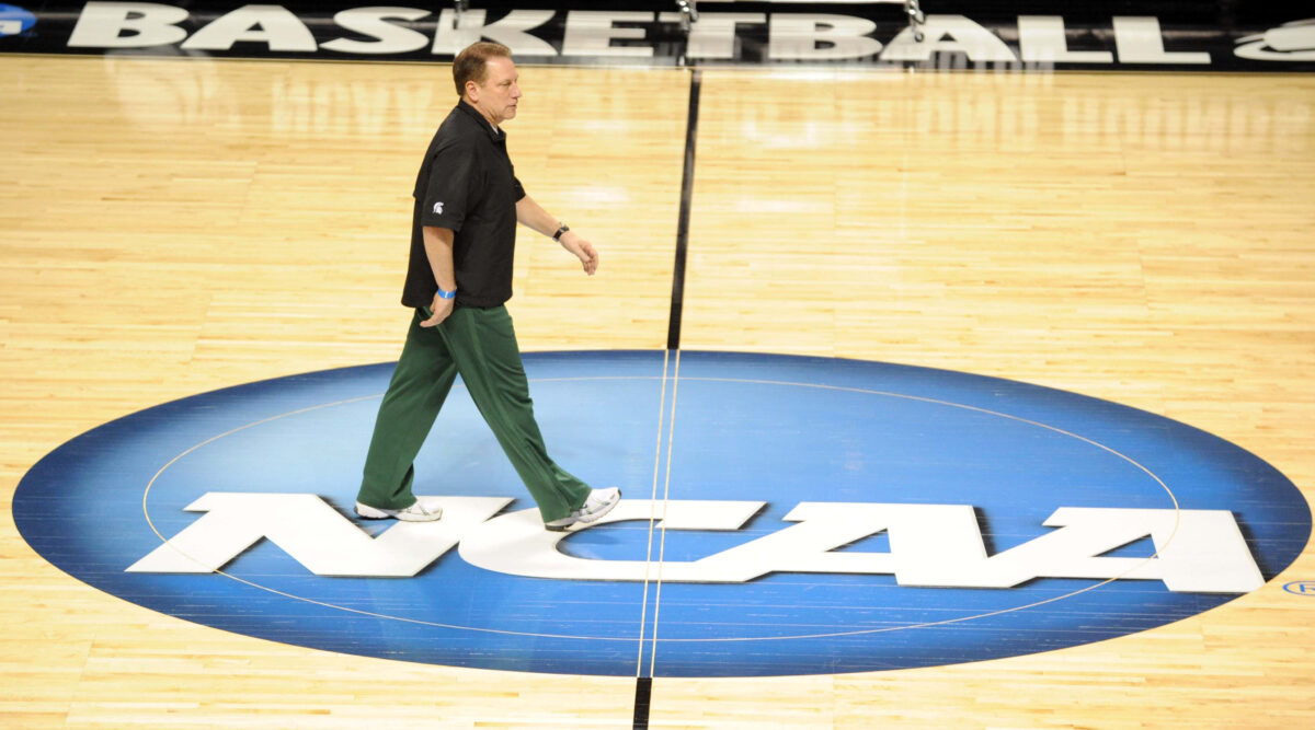 WATCH: Tom Izzo previews Michigan State basketball vs. Davidson in NCAA Tournament