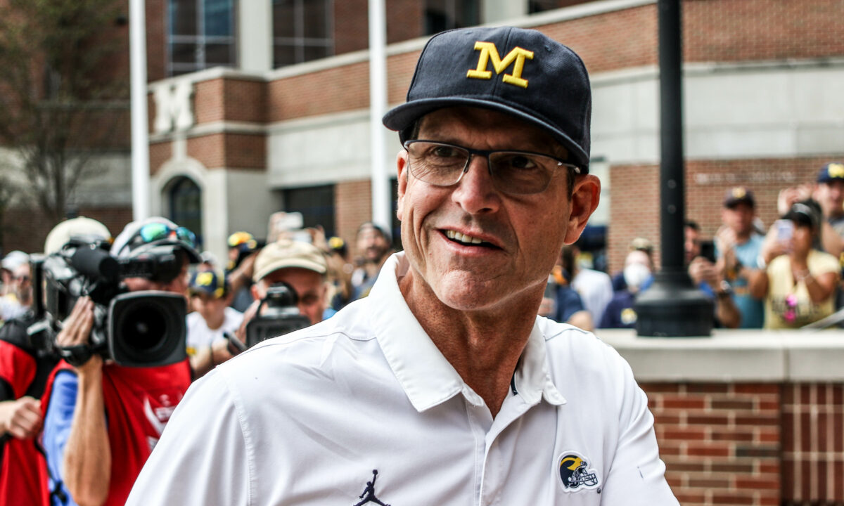 Freak show! Jim Harbaugh impressed with early-enrollee freshman receivers