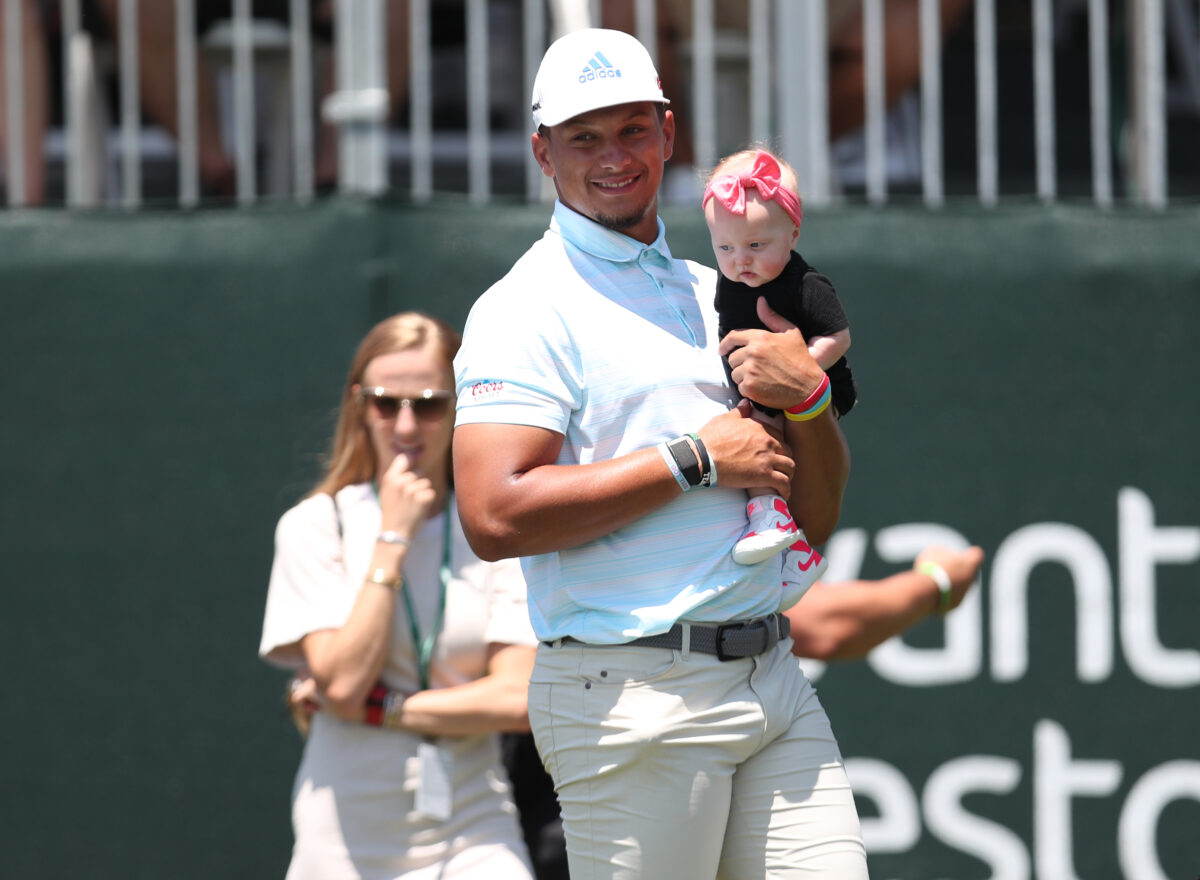 Chiefs QB Patrick Mahomes, daughter Sterling Mahomes are ready for The Masters