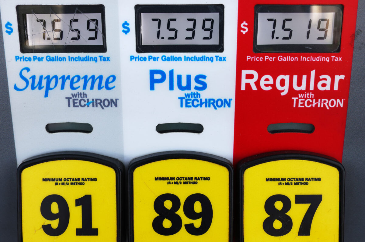 Average gas price for each of the 50 states as calendar turns to April