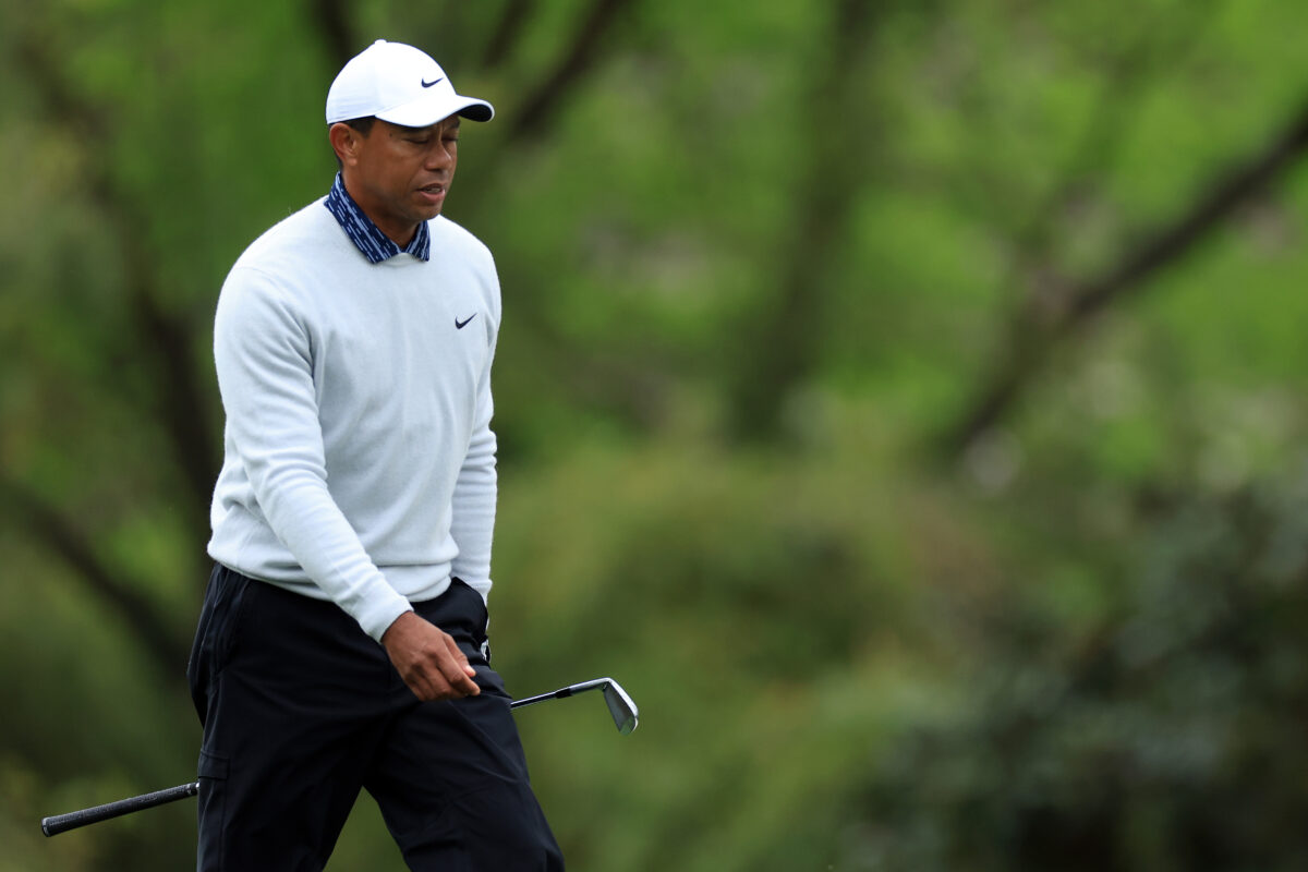Tiger Woods’ four-putt highlights his career-worst round at Masters