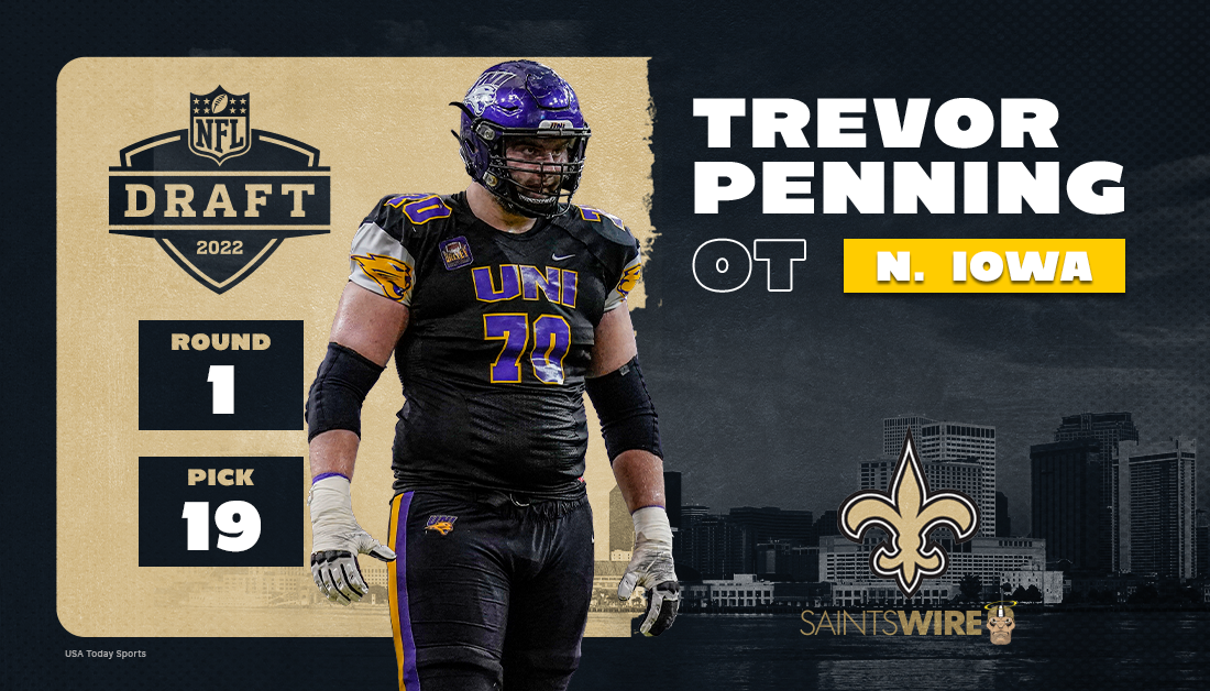 Trevor Penning landing with Saints gives him a great shot at reaching his potential