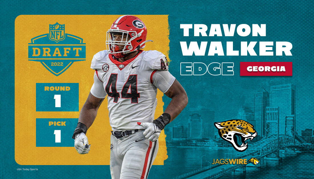 Georgia’s Travon Walker selected No. 1 overall in NFL draft