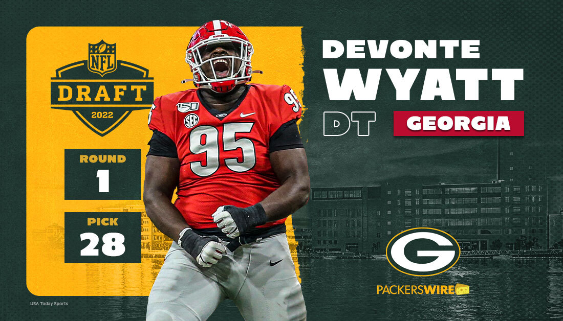 Green Bay Packers select Georgia DL Devonte Wyatt with 28th overall pick in 2022 NFL draft