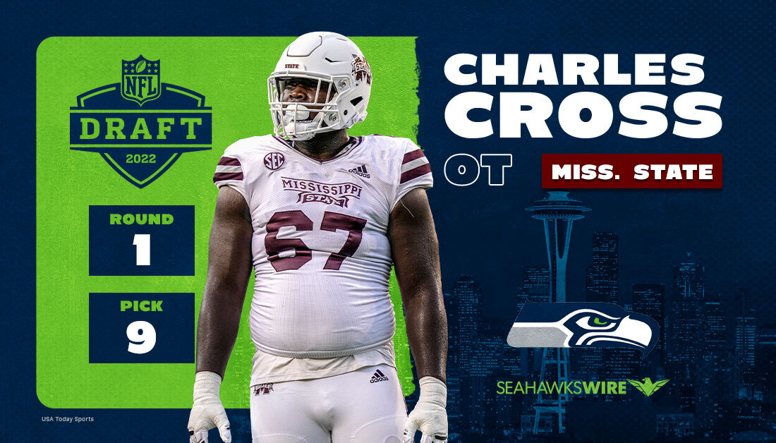 Seahawks pick Mississippi State OT Charles Cross at No. 9 overall