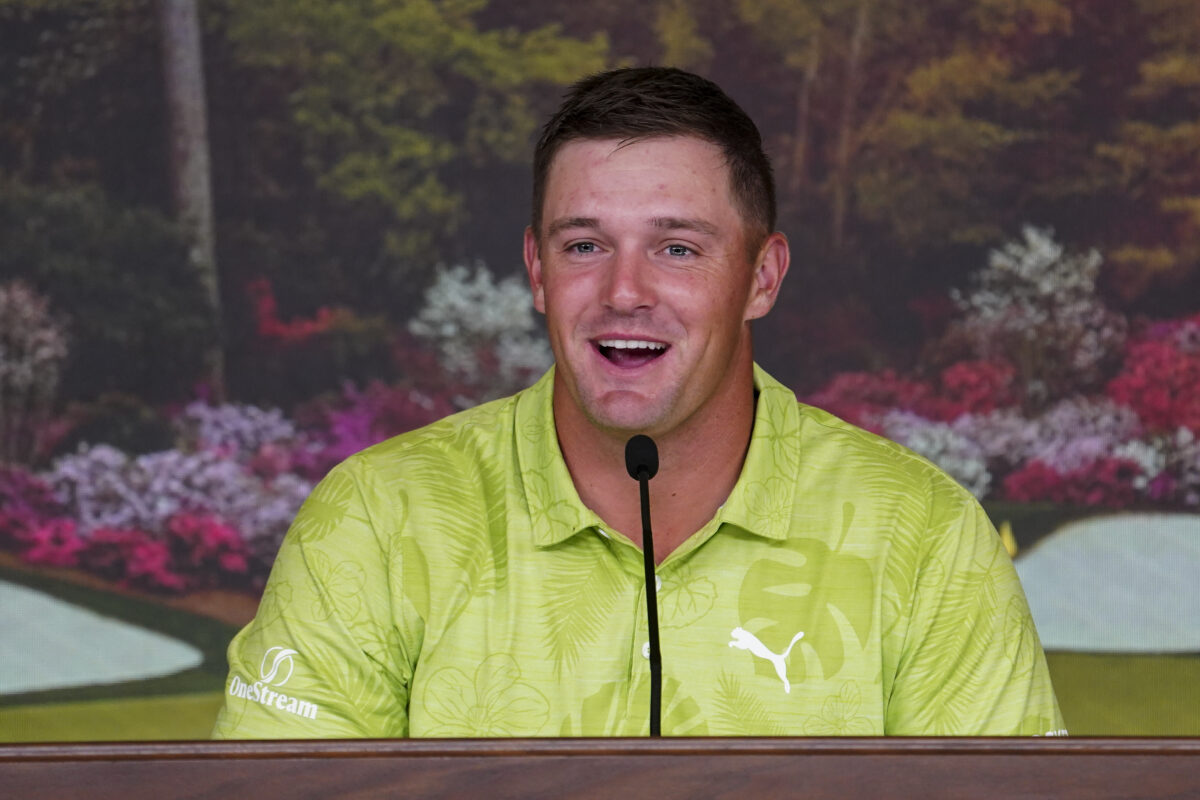 Bryson DeChambeau defies doctor’s advice because the Masters ‘only comes around once a year and I’ve got to give this a go’
