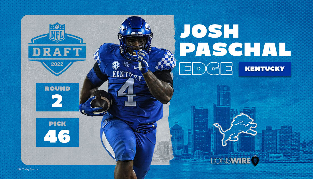 Lions GM Brad Holmes breaks down why the team drafted Josh Paschal in the 2nd round