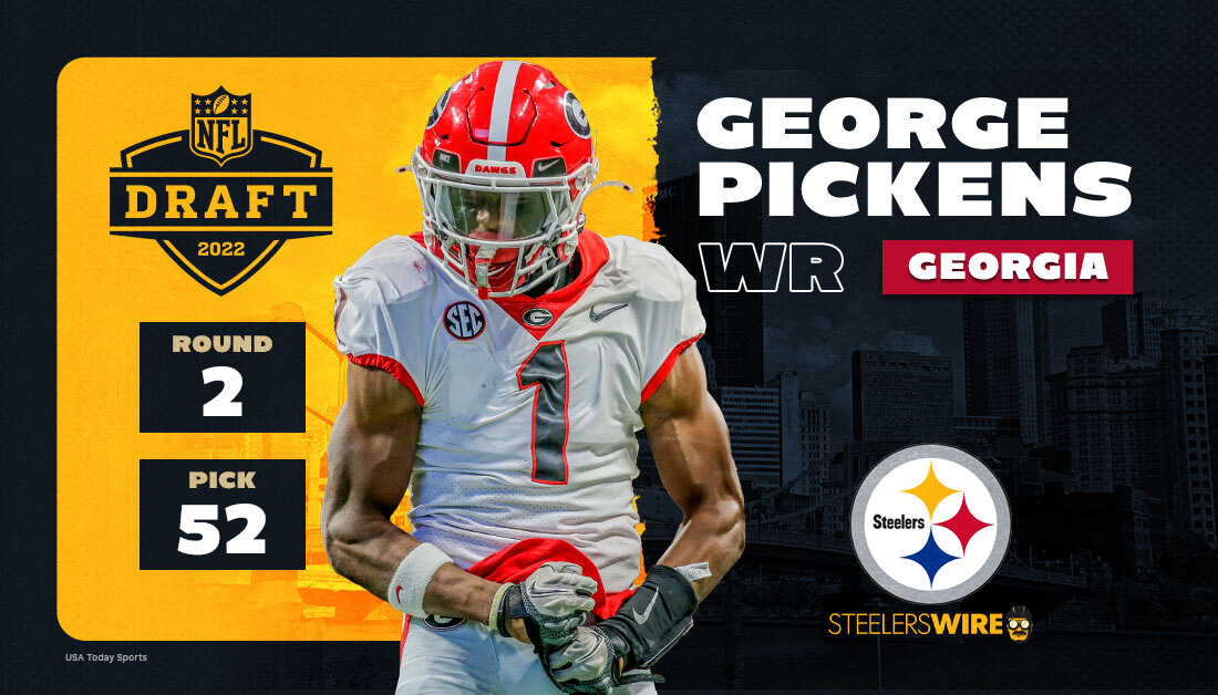 Georgia WR George Pickens selected in second round of 2022 NFL draft