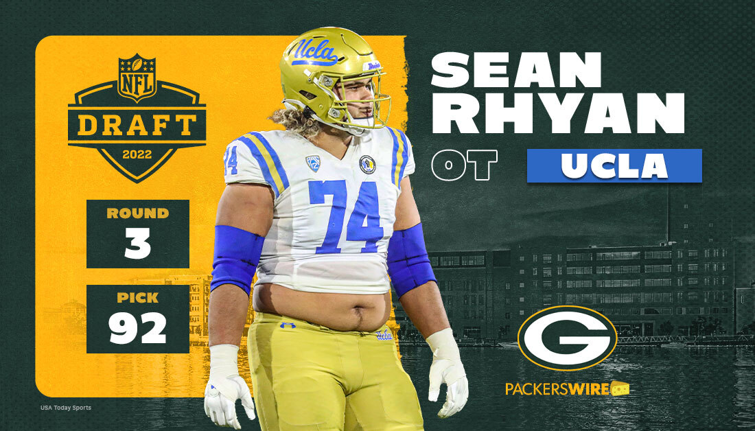Green Bay Packers select UCLA OL Sean Rhyan at No. 92 overall in 2022 NFL draft