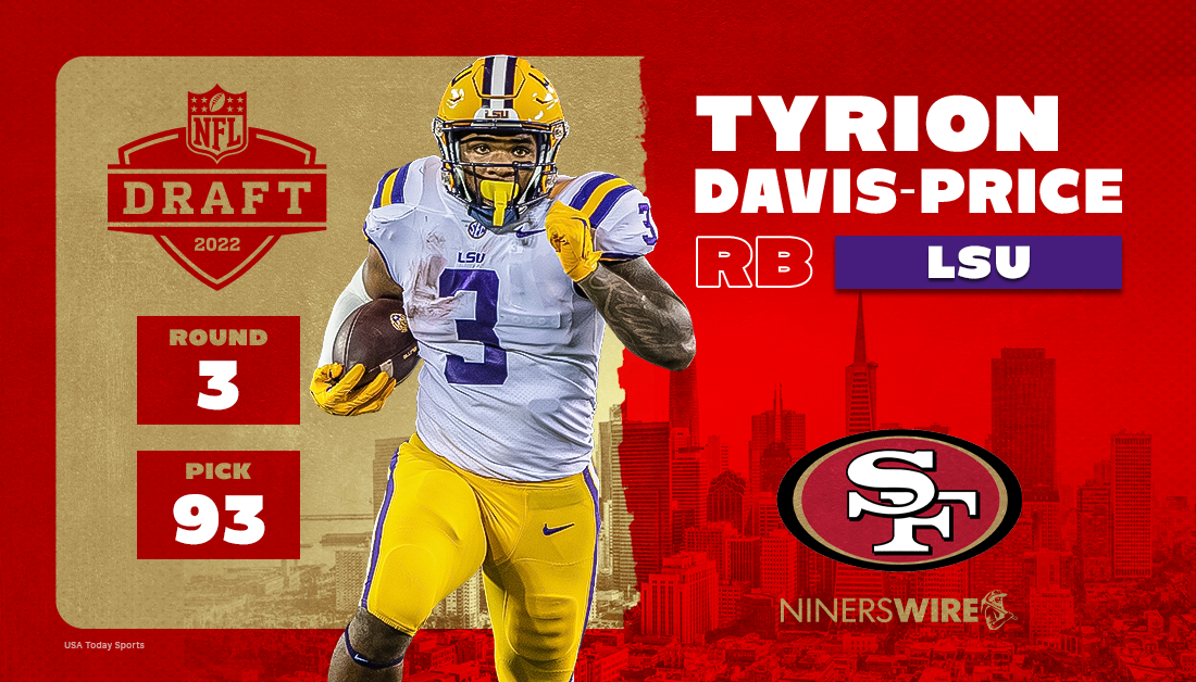 San Francisco 49ers select Ty Davis-Price with pick No. 93 in 2022 NFL draft