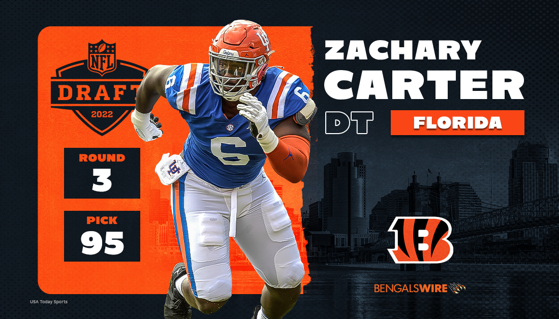 Cincinnati Bengals select Zachary Carter at No. 95 in 3rd round
