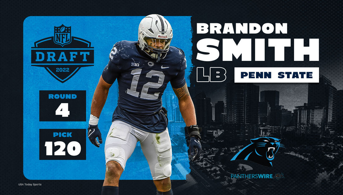 2022 NFL draft: Penn State linebacker Brandon Smith drafted by Carolina Panthers